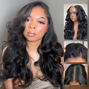 ISEE HAIR 250% Density Straight Pre-Styled Butterfly Cut Pre-Layered U Part Sew In Wig Natural Black Color Glueless Human Hair Wigs#SpringStatements#greenish#TikTokShopSpringGlowUp