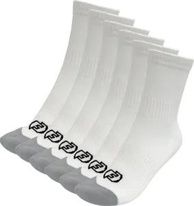 FORCE3 Ultimate Crew Sock Value Set | 6 Pairs