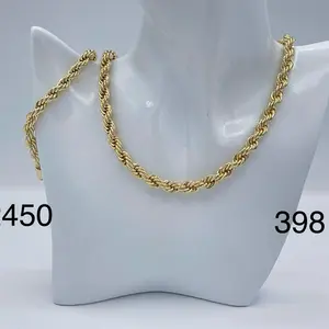 Rodriguezjewelry Necklace 18 inches # 398  & Bracelet #2450  7.5 inches