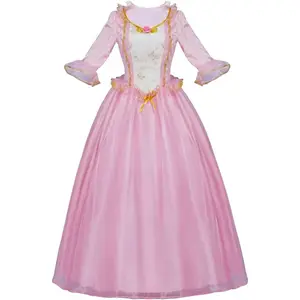 Women's Anneliese Cosplay Pink Dress Costume Adult Princess Dress Up Full Set