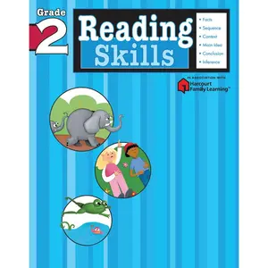 Reading Skills: Grade 2 (Flash Kids Harcourt Family Learning)