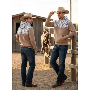 Hooey® Men's Portabella Jimmy Hoody Long Sleeve Hoody HH1347TNAZ