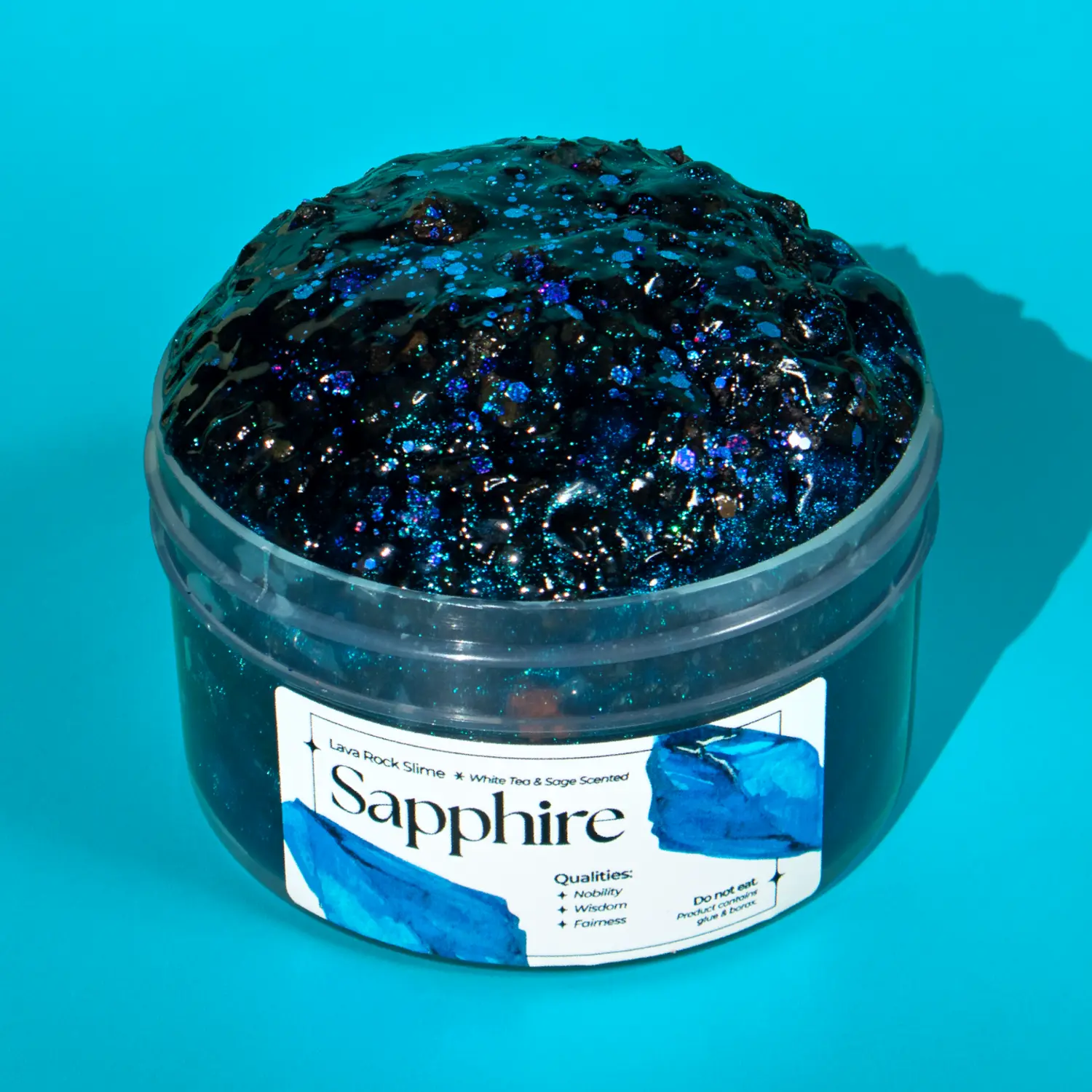 Sapphire - OG Slimes 7 oz Lava Rock Slime Sapphire - OG Slimes 7 oz Lava Rock Slime