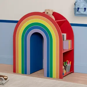35" Rainbow Bookcase