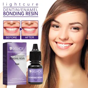 EELHOE Tooth Gem Decorative Glue, DIY Fashionable Jewelry Bonding Teeth Gems Light Cured Adhesive Glue Oral Resin mouth hygiene kit