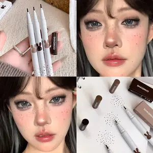 Natural Realistic Freckle Pen, Non-Diffusing Makeup, Easy Application, Even Color, Perfect for Christmas Halloween Thanksgiving Gifts, Cosmetic