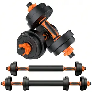 Adjustable Dumbbell Set -22lbs Weight for VersatileIndoor Workouts, ldeal for Dumbbell and BarbelExercises