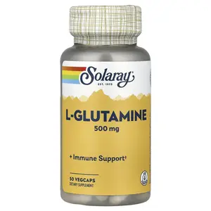 Solaray L-Glutamine , 500 mg , 50 VegCaps