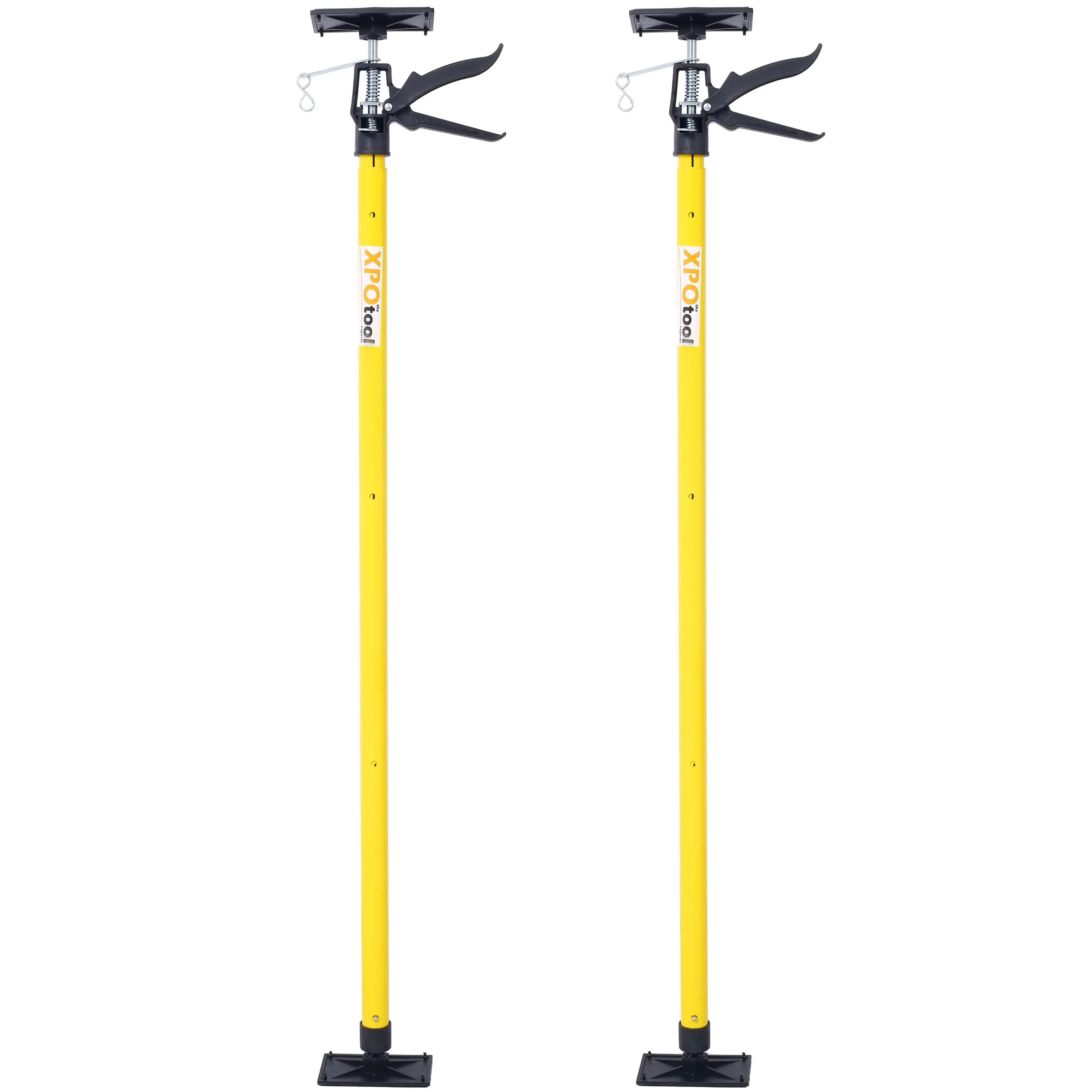 【SAVEYOUR】2-Pack Adjustable Steel Support Pole | 3rd Hand Support System, Cabinet Jack, Cargo Bar, Drywall Support – Extends 45 to 114 Inch,summerwins