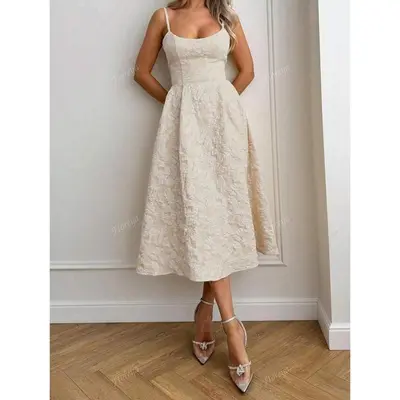 zara embroidered midi dress white Zara