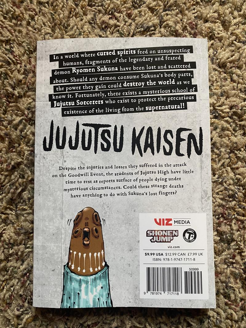 Gege Akutami Jujutsu Kaisen Vol 7 Paperback Edition Seventh Volume Of The Popular Manga Series Story And Art By Gege Akutami