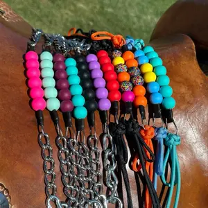 BossMare Beaded Curb Chain Horses