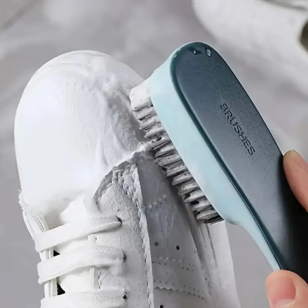 Handheld All-Purpose Cleaning Scrubber, Durable Plastic Brush for Effective Garment, Shoe, and Home Stain Removal
