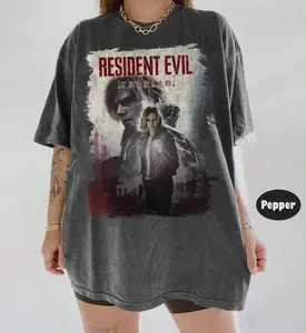 [Sale up to 50%] [Free Ship] Comfort Colors Vintage Resident Evil Requiem 2026 T-Shirt, Resident Evil 9 Shirt, Gift For Gamer, Umbrella Corps Horror Game Tee