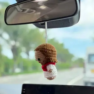 Crochet Jesus Car Hanger