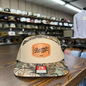Leather Patch 7 Panel Hat - Realtree Advantage