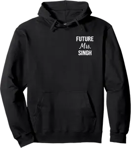 Future Mrs. Singh personalized gift bride Engagement Pullover Hoodie - Phoebeumba Shop 87B09VPD1NT5