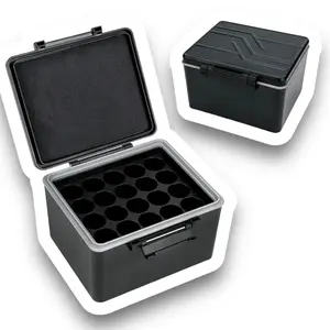 AA AAA Battery Organizer Storage Case Battery Case for 18650/ AA/ AAA Batteries Waterproof Shockproof 18650 Case Storage Box