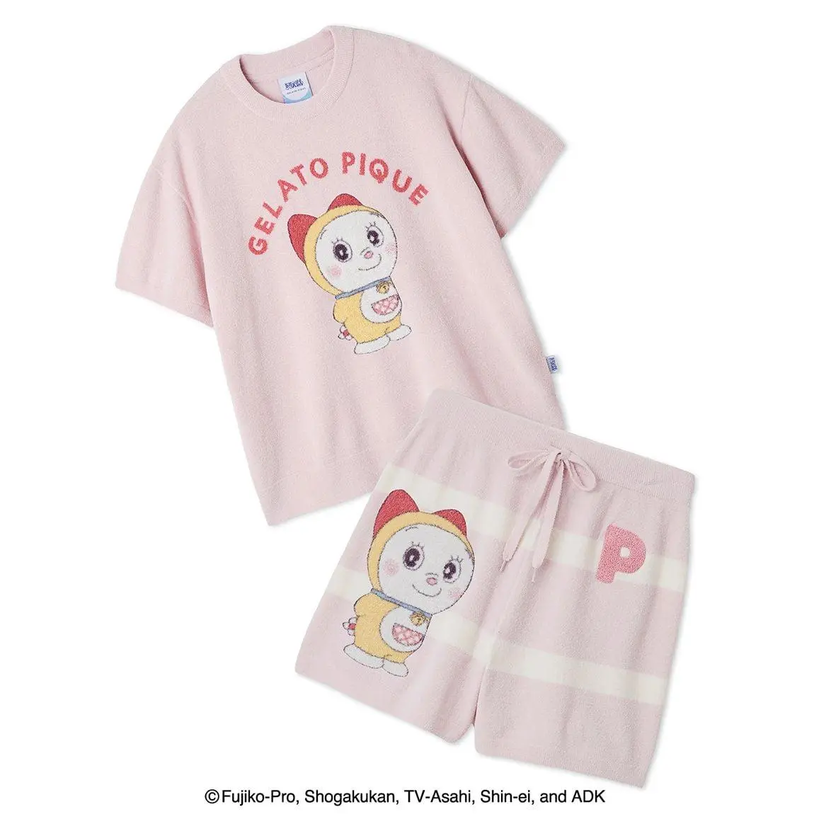 Doraemon Women’s Jacquard Pullover & Shorts Set
