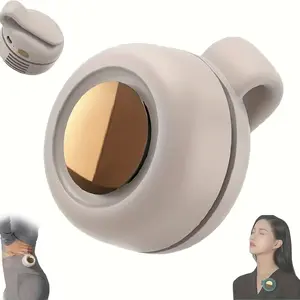 Summer Portable Silent Mini Bladeless Electric Fan,Adjustable 3-speed Suspended Waist Fans for Outdoor Travel & Camping,Father's Day Gift