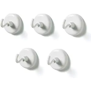 - White for Classroom, Hook, Magnets with Hook, Small Magnets for Classroom