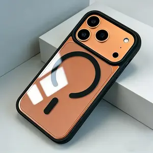 Crystal Clear Magnetic Protective Case Compatible with iPhone 11 12 13 14 15 16 17 Pro Max Plus Hard Back Slim Design Strong MagSafe Cover