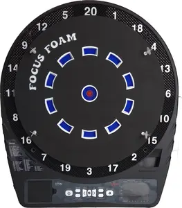 Soft Tip Dartboard Overlay – Fit-to-Form Trebles All Day Trainer (15.5")