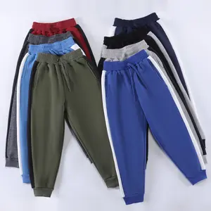 Children's Fleece-Lined Pants for Autumn and Winter, Boys' Sweatpants, Girls' Sports Pants, Thickened One-Piece Fleece, Thermal Pants