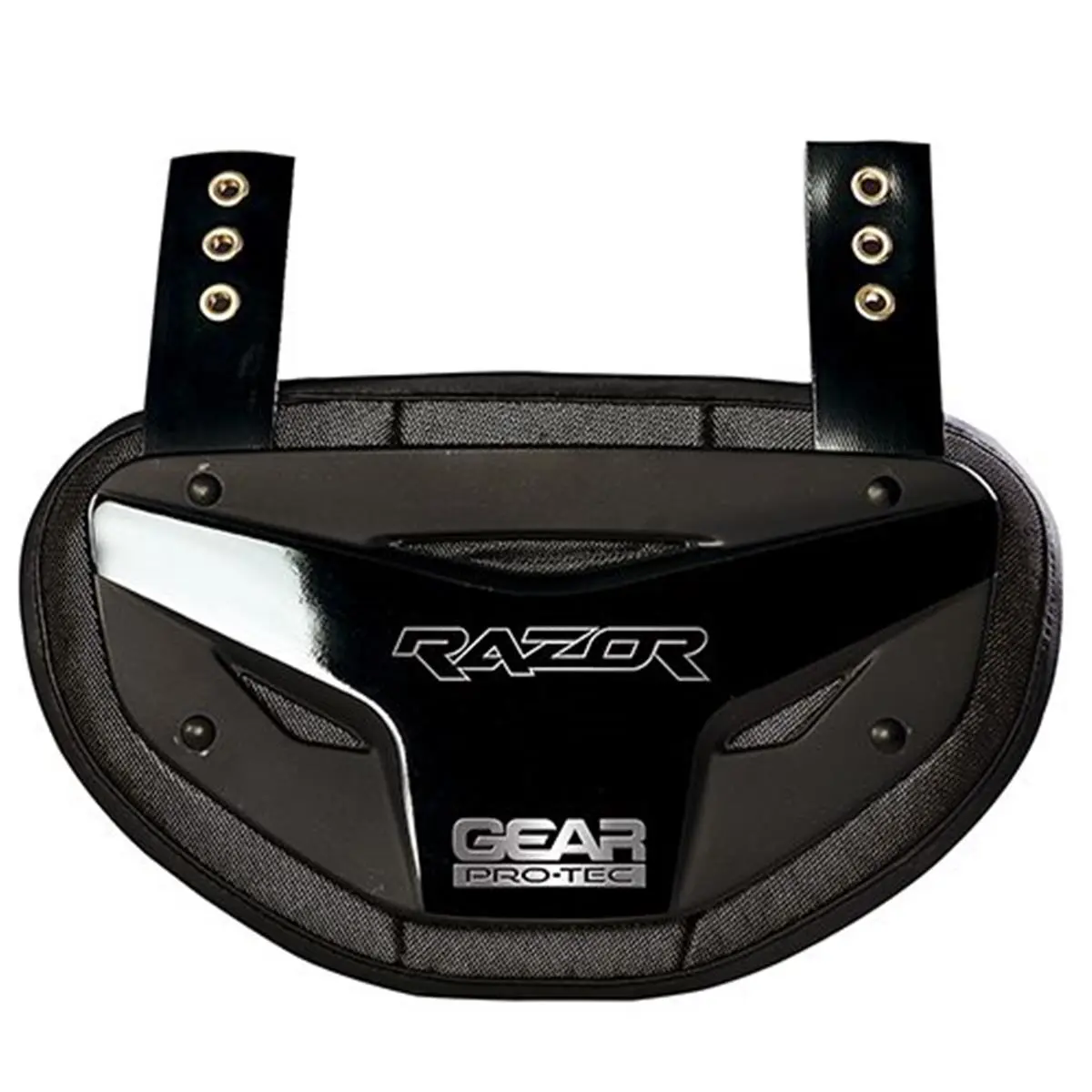 212 MAIN Gear Pro-Tec Razor Football Back Plate, Pro Pad with Corrugated Shell & Hex Foam, T-Nut Attach for Max Protection, Essential Sports Equipment for Football Athletes