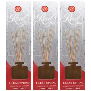 Clear Spring Reed Diffuser - Essential Oil Diffuser, 35ml (1.18oz) (Pack of 3)