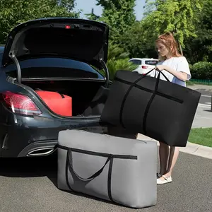2pcs Extra Large Quilt Storage Bag, Minimalist Oversized Moving Clothes Bags, Large Capacity Moving Bag, Heavy Duty Moving Supplies, Camping Essentials