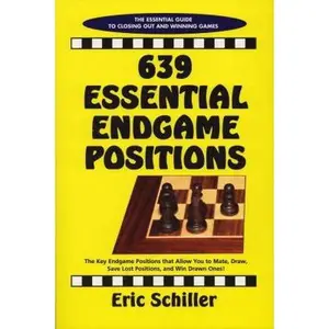 USED Book - 639 End Game Positions by Eric Schiller (Paperback) - english