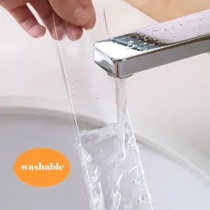 Reusable and washable double-sided nano tape - invisible strong adhesion, multi-functional home storage solution, suitable for kitchens, bathrooms, Christmas decorations, and Halloween props