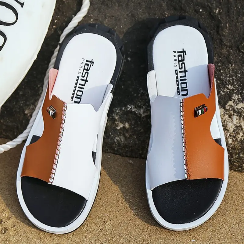 Men's Mandarin Duck Slide Flipflops - Summer Unisex Comfortable Beach Slippers, Flipflop