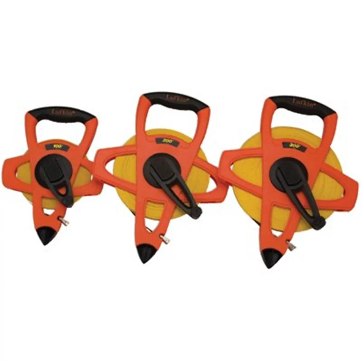 212 MAIN Cooper Hand Tools Lufkin Open Reel Tape, 1-2 Inch x 200' Single Side, Fiberglass Blade Engraved Hand Measuring Tool