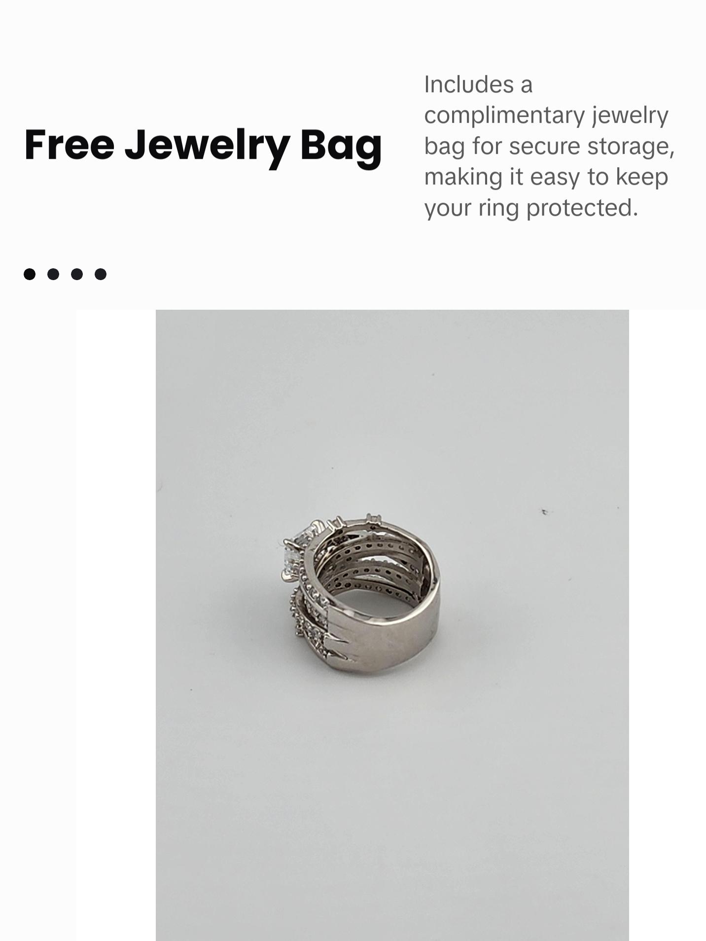 Brand New Sterling Silver 925 Square gemstone Crossover Ring