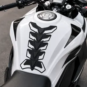Motorcycle Modified Fuel Tank Sticker,Motorcycle Stickers, Decal, Anti-Collision Strip,Fishbone Design Decorative Scratch-ResistantCover, Creative Motorcycle Accessories, MotorParts Accessories, Decoration