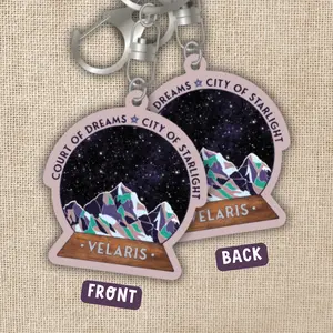Velaris Star Globe Keychain | ACOTAR, Sarah J. Maas, A Court of Thorns & Roses