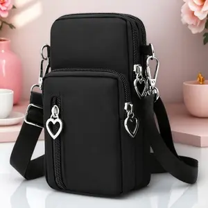 Unisex Multifunctional Active Sports Waist Bag - Lightweight Mini Waterproof Nylon, Reflective Strip, Adjustable Strap, Phone Pocket, Multi-Compartment for Running Gym Travel & Business, Slim Fit with Quick-Access Slots, Runners