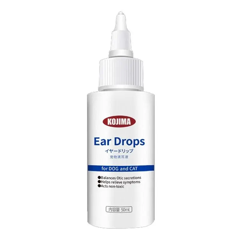 Ear Care Water for Cats and Dogs 120ml - Gentle Pet Ear Cleaner, Removes Wax and Debris, Deodorizing Ear Wash for Cats and Dogs, Daily Ear Care