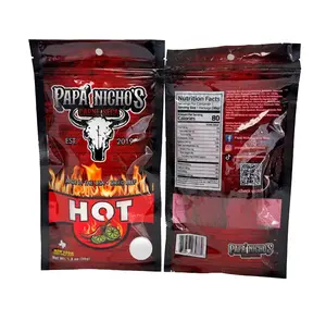 [2-pack combo discount] NEW LOOK Red Powder Hot Beef Jerky, Dried Meat Snack (Carne Seca)