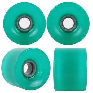 Blank Longboard Wheels 70mm x 50mm Aqua  USA Centerset 78A
