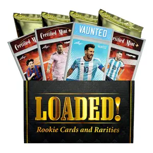 LOADED All Lionel Messi Soccer Collectors Box: 4 Certified Mint Special Edition Cards - Leaf HYPE and Vaunted Only 5000 Made - Inter Miami, Barcelona, PSG, Argentina
