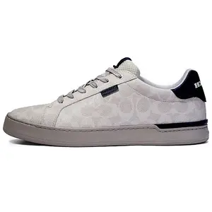 COACH CitySole Lowline Low-Top Fashion Sneakers for Men in Gray-Blue Footwear Athletic millie bobby brown lip potato candy leah stranger things rings rubisac gag gift Shoe