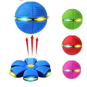 Magic Ball, Pop up Ball, Magic Bouncing Ball, Children's Bouncing Balls, Magic Flying Saucer, Bouncy Balls, Parent-Child Interaction (3PCS, Lights)