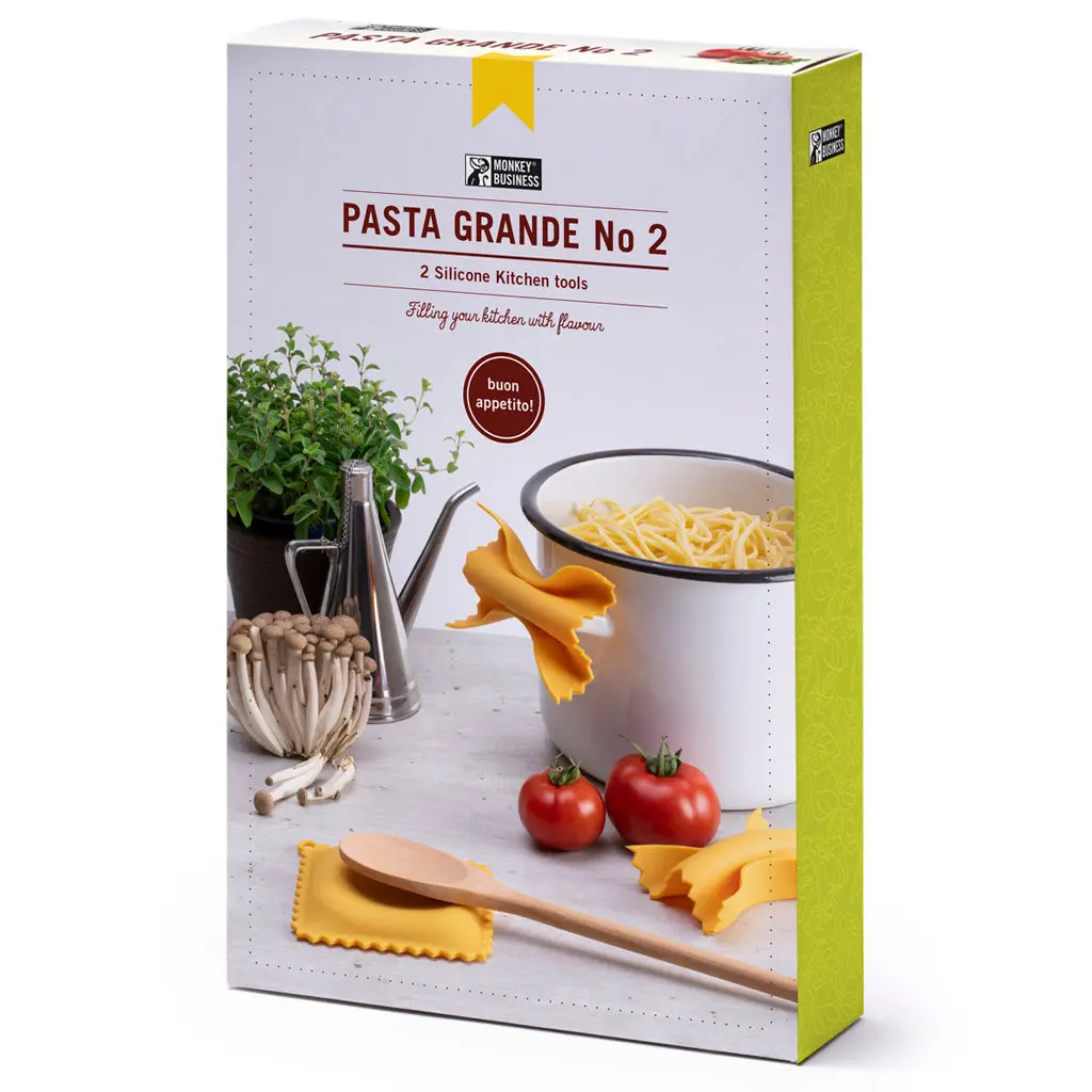 Monkey Business Pasta Shaped Kitchen Tools Gift Box | Pasta Grande No.2