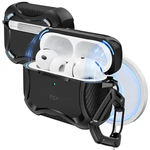 ESR for AirPods Pro 3 Case (2025), Compatible with Airpods Pro 3rd Generation (USB-C Cable), Magnetic Lid, MagSafe Ready, Powerful Drop Protection, Cyber Series