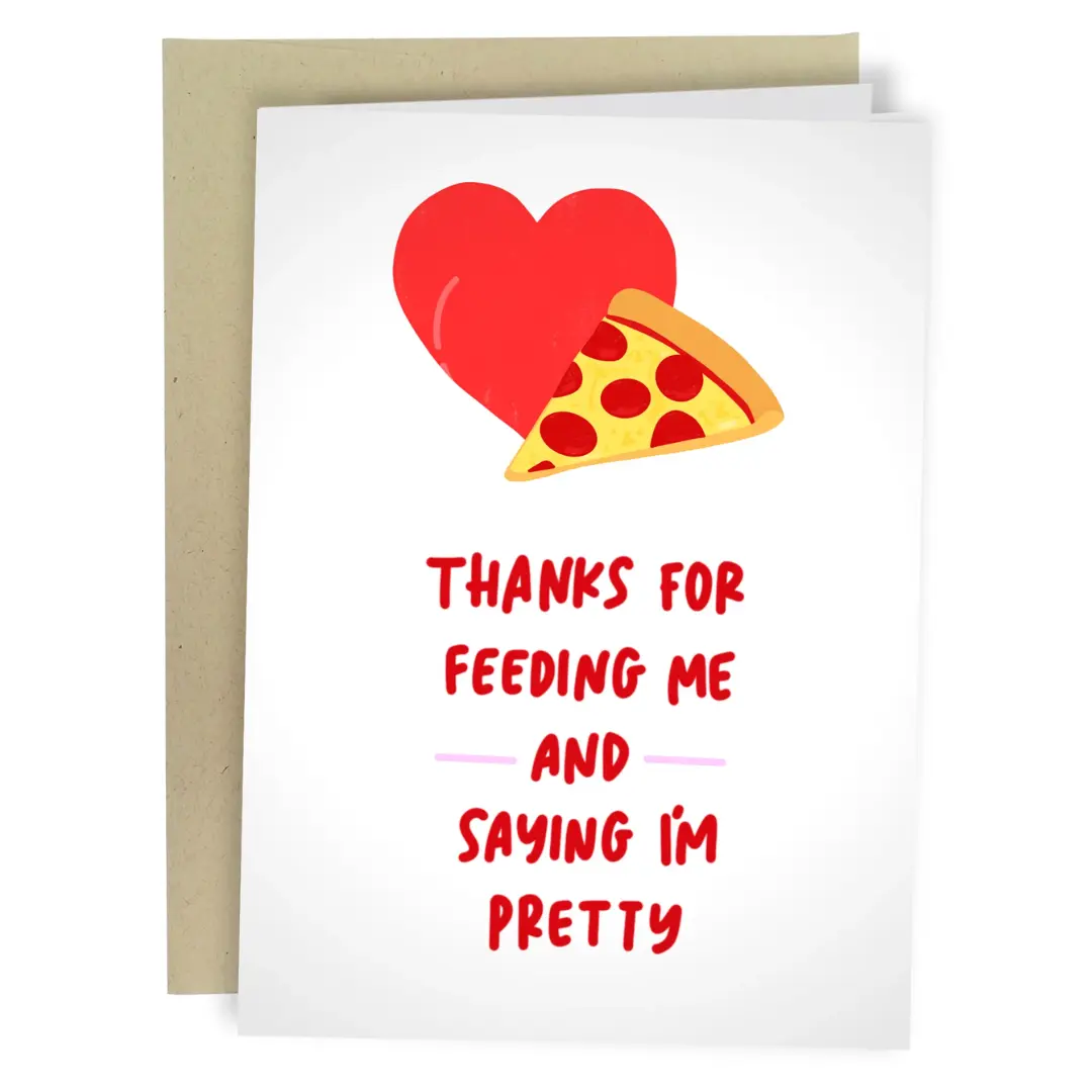 Funny Valentine's Day Card - Valentines Day Cards for Him or Her - 5x7 Inch Individual Greeting Card with Kraft Envelope Funny Valentine's Day Card - Valentines Day Cards for Him or Her - 5x7 Inch Individual Greeting Card with Kraft Envelope