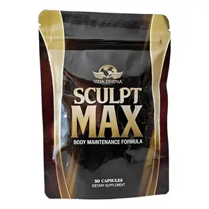 Vida Divina Sculpt Max Capsules Natural Energy Boost Vitality Support Daily Wellness Easy Take-with-Food Format 30 Capsules
