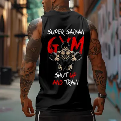 Gym Clothes Men Goku TikTok Shop - Main Image